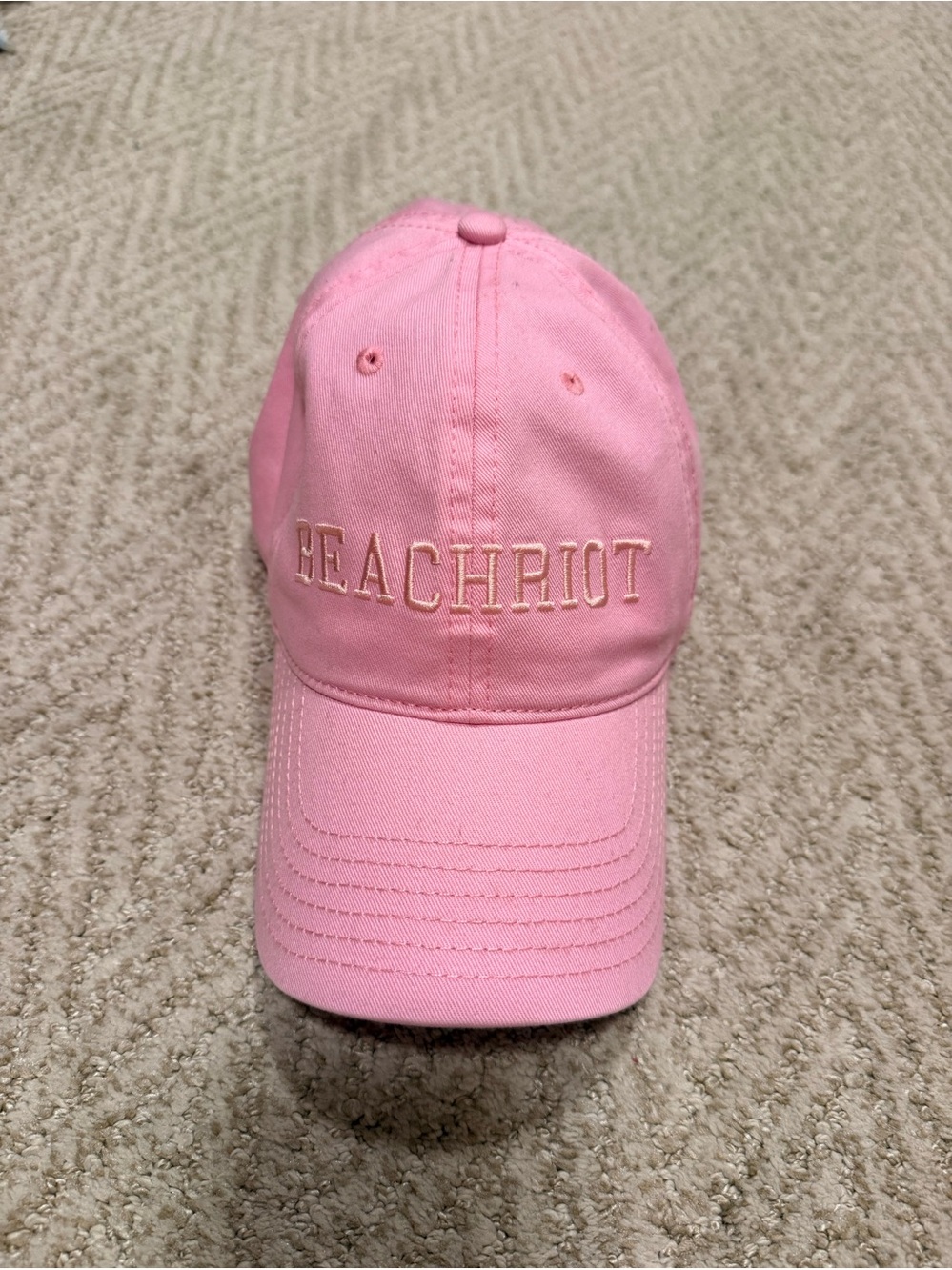 NWT Beach Riot Pink Embroidered Cap